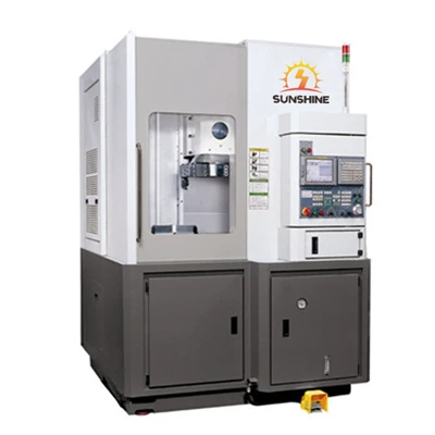 เครื่องกลึงแนวตั้ง CNC ที่ได้รับการปกป้องอย่างเต็มที่แบบมัลติฟังก์ชั่น