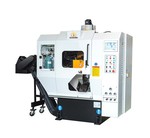 เครื่องเลื่อยวงเดือนตัดเหล็กอัตโนมัติ CNC ความแม่นยำสูง-