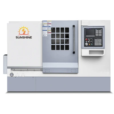 เครื่องกลึง CNC แบบเอียงประสิทธิภาพสูงป้องกันการสั่นสะเทือน